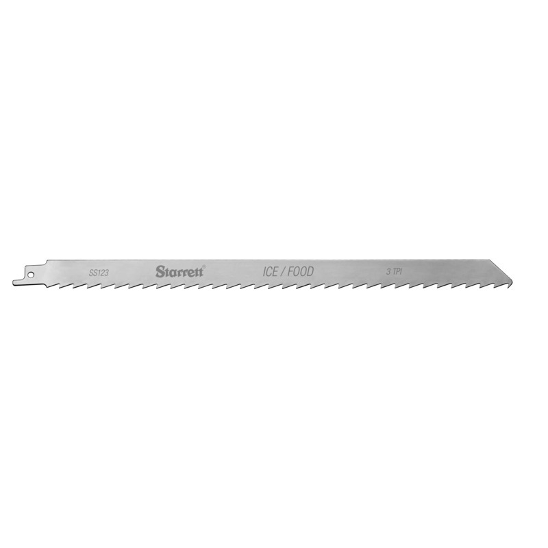 Starrett Stainless Recip Saw Blade 300mm X 3tpi SS123-1 Stainless Steel Reciprocating Saw Blade