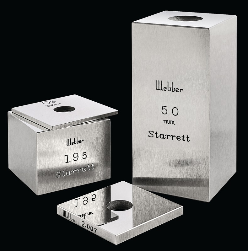 Starrett Gage Block 100mm Square Steel SSM 100.0 A1 Square Gage Block