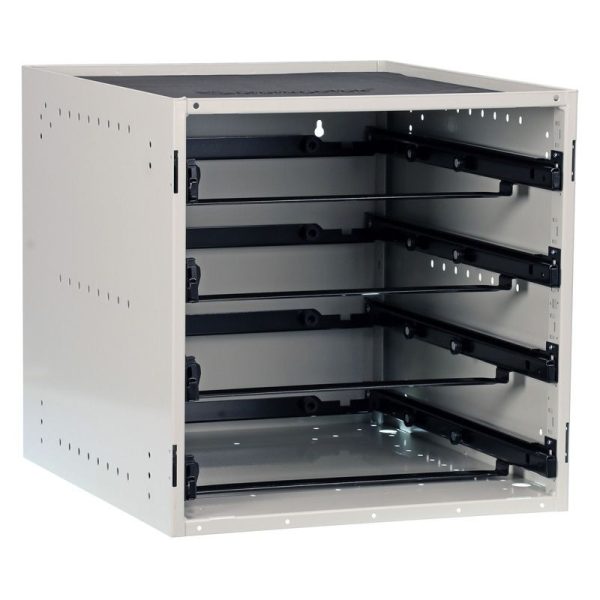 STORAGETEK - STORAGE CASE CABINET, SUITS 4 STANDARD CASES, ASSEMBLED