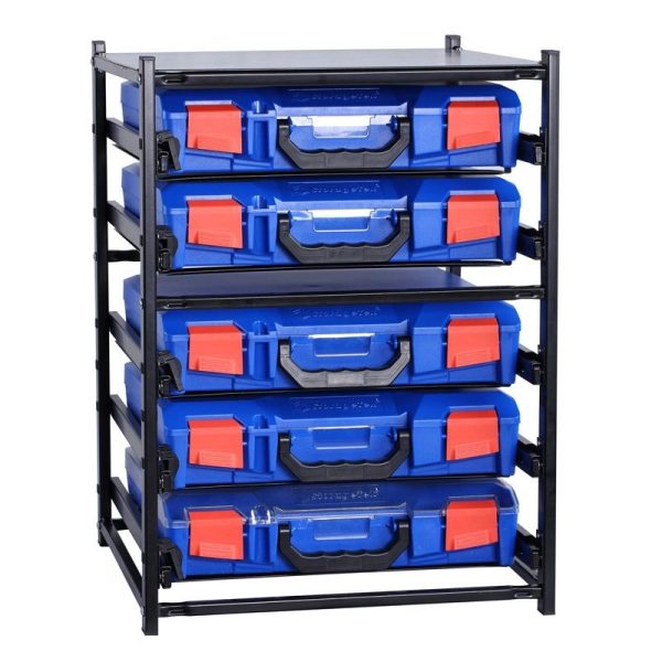 STORAGETEK - STORAGE CASE FRAME, SUITS 5 STANDARD CASES, ASSEMBLED