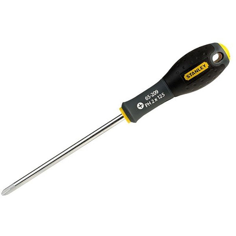 STANLEY - SCREWDRIVER, PH2 x 125mm CUSHION GRIP, FATMAX