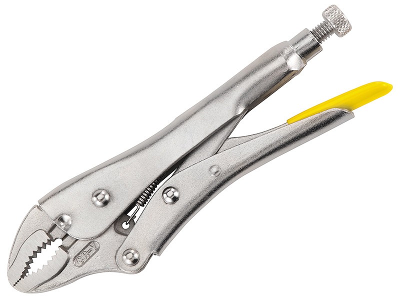 STANLEY - PLIERS, LOCKING CURVED JAW 185mm