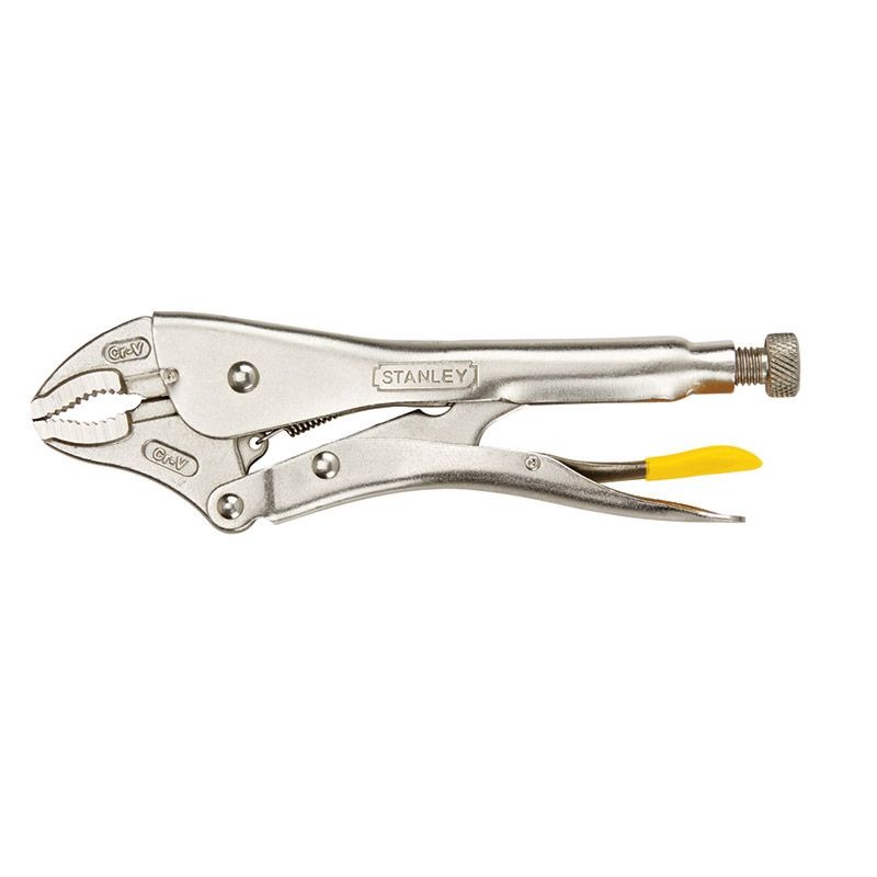 STANLEY - PLIERS, LOCKING CURVED JAW 225mm