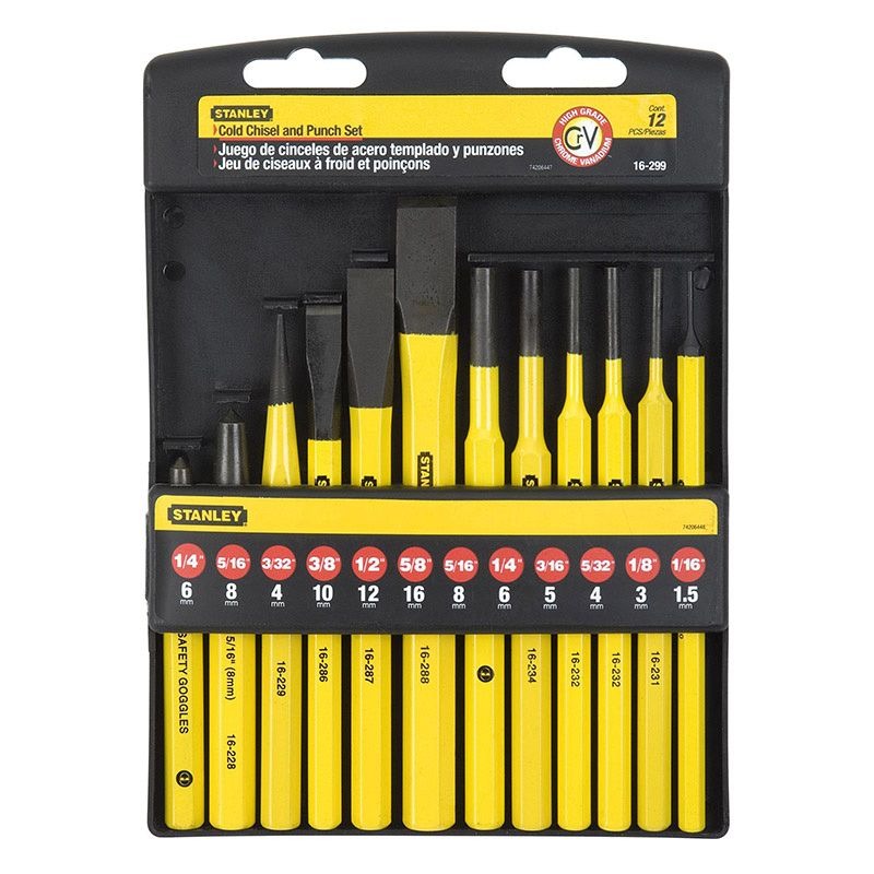 STANLEY - COLD CHISEL AND PUNCH SET 12 PIECE - Image 4