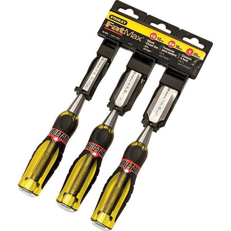 STANLEY - WOOD CHISEL 3 PIECE SET STANLEY FATMAX - Image 2
