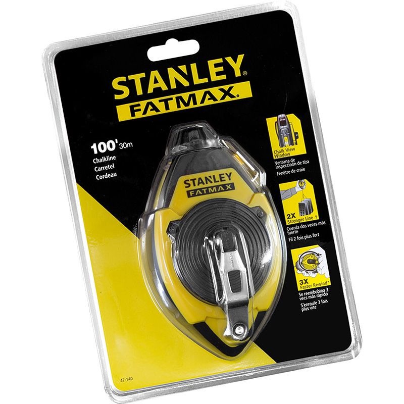 STANLEY - CHALK LINE REEL 3:1 GEAR RATIO FAT MAX - Image 2