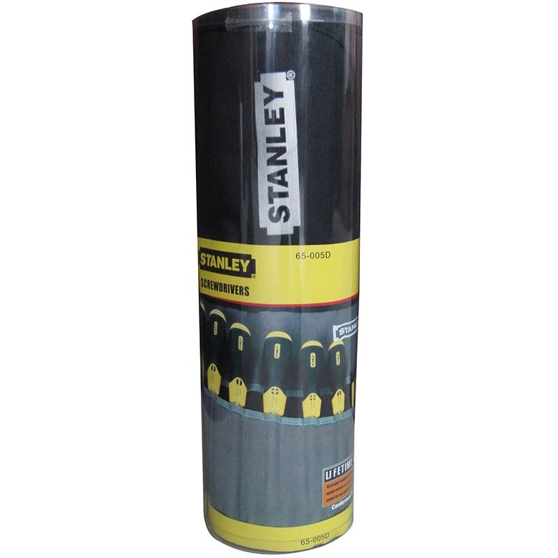 STANLEY - SCREWDRIVER SET 10pce-CASE CUSHION GRIP NON-INSULATED