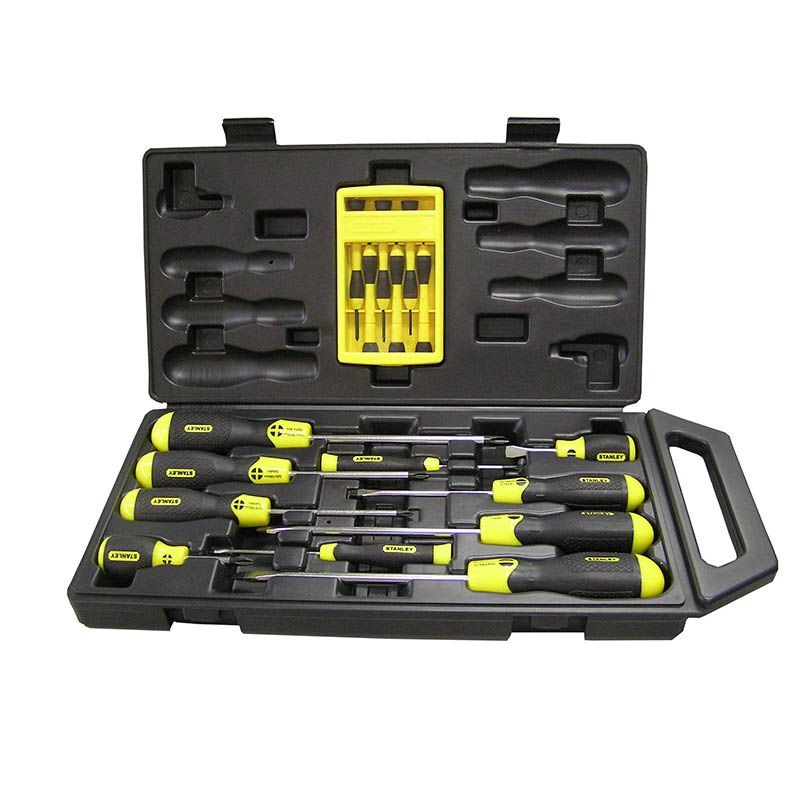 STANLEY - SCREWDRIVER SET 10pce-CASE CUSHION GRIP NON-INSULATED - Image 5