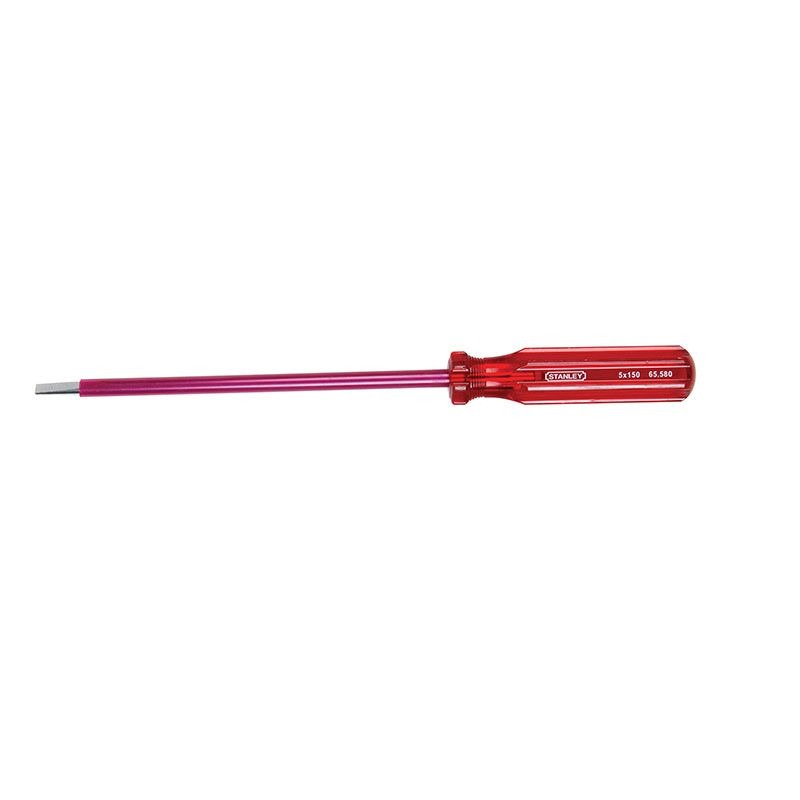 STANLEY - SCREWDRIVER RND. SLOT 5mm x 150mm