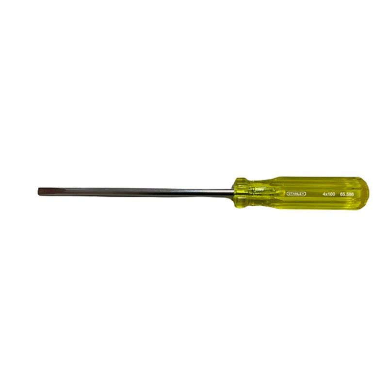 STANLEY - SCREWDRIVER RND. SLOT 4mm x 100mm