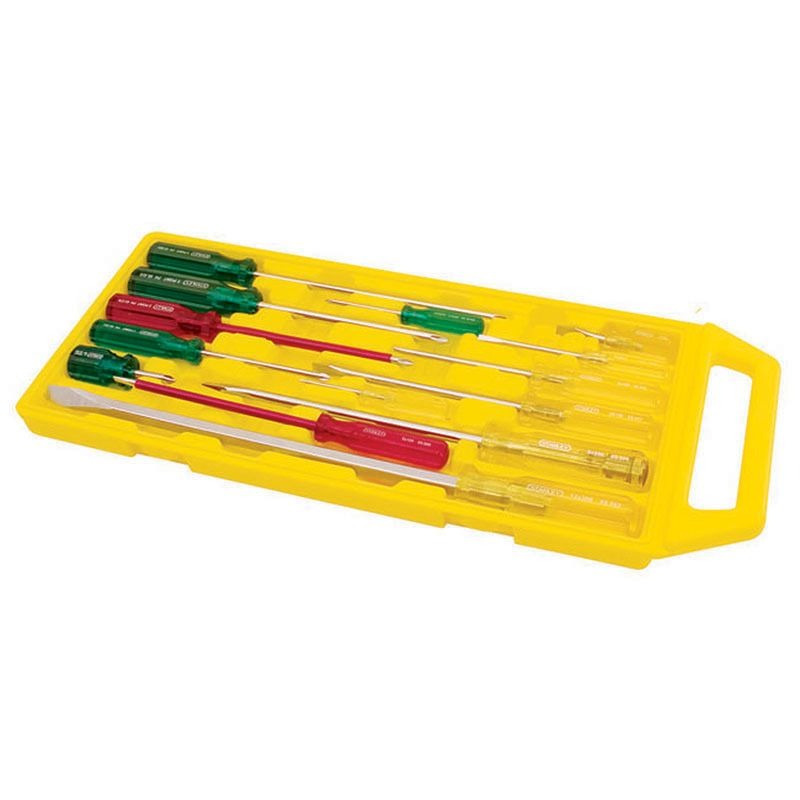 STANLEY - SCREWDRIVER SET, 14 PIECE INDUSTRIAL, ACETATE HANDLES
