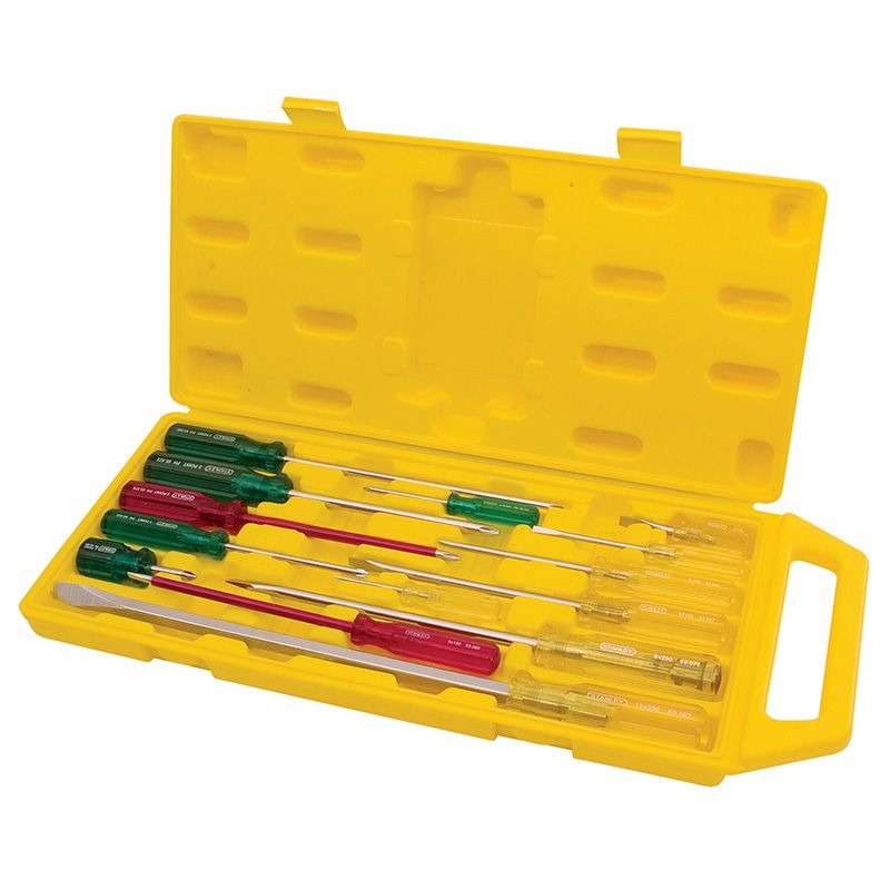 STANLEY - SCREWDRIVER SET, 14 PIECE INDUSTRIAL, ACETATE HANDLES - Image 3