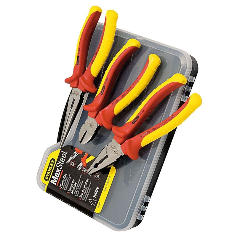 STANLEY - PLIER SET, VDE 1000V, 3 PIECE - Image 2