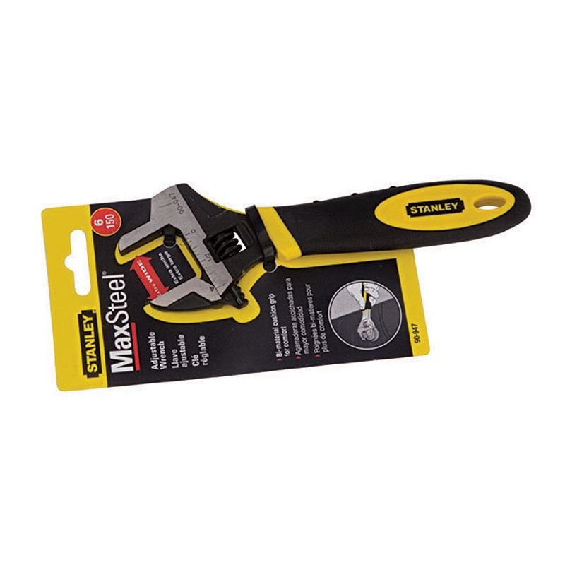 STANLEY - WRENCH, ADJUSTABLE 152mm CUSHION GRIP MAXSTEEL - Image 2