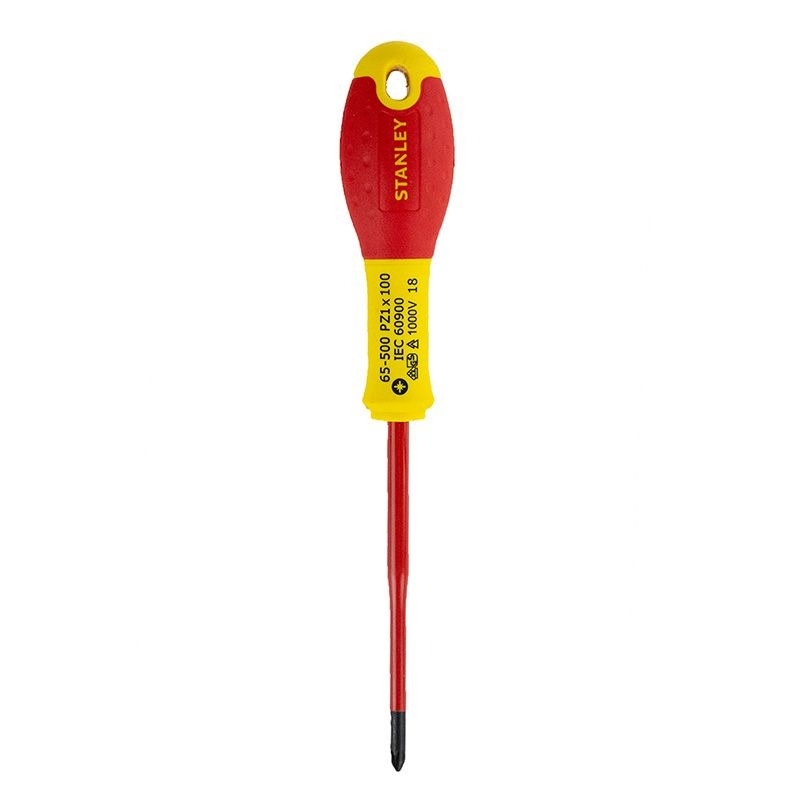 STANLEY - SCREWDRIVER POZI 1 x 100mm FATMAX SLIM SHAFT VDE