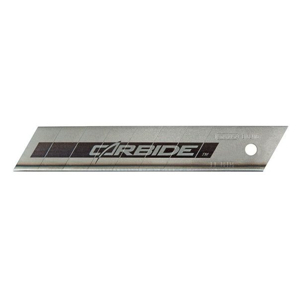 STANLEY - BLADES, CARBIDE 18mm SNAP OFF [5] PACK
