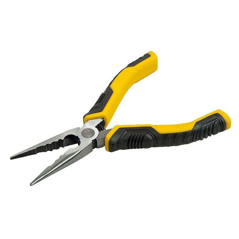 STANLEY - PLIERS, LONG NOSE 150mm DYNAGRIP