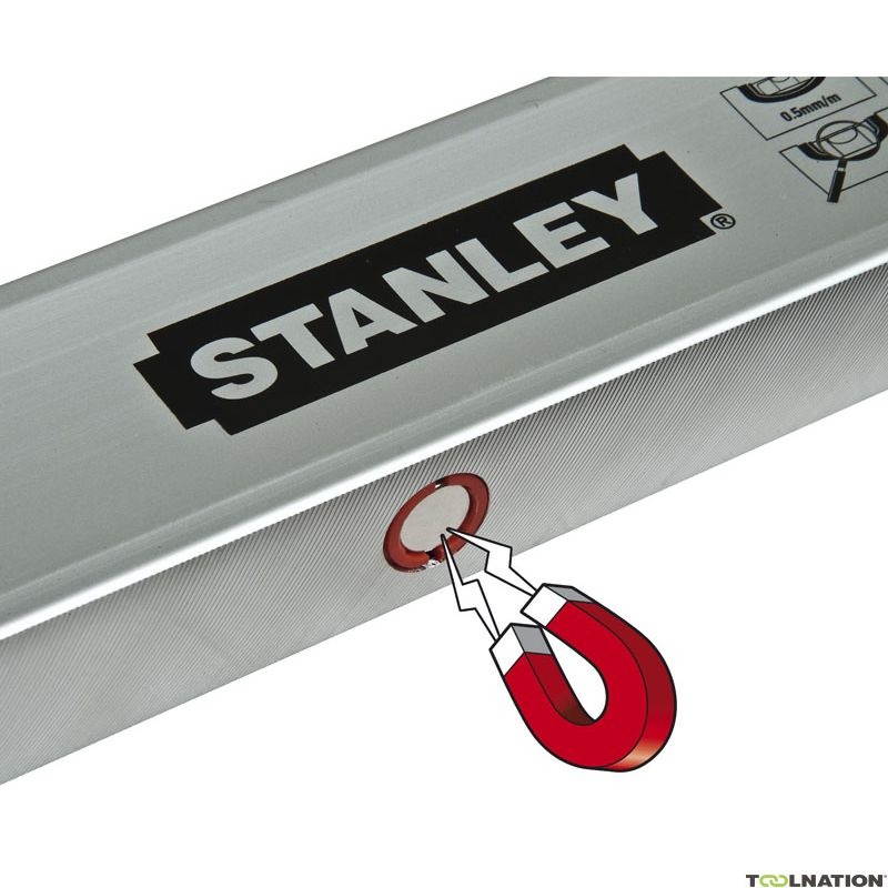 STANLEY - LEVEL, CLASSIC MAGNETIC BOX 120cm, 1 VIAL - Image 3