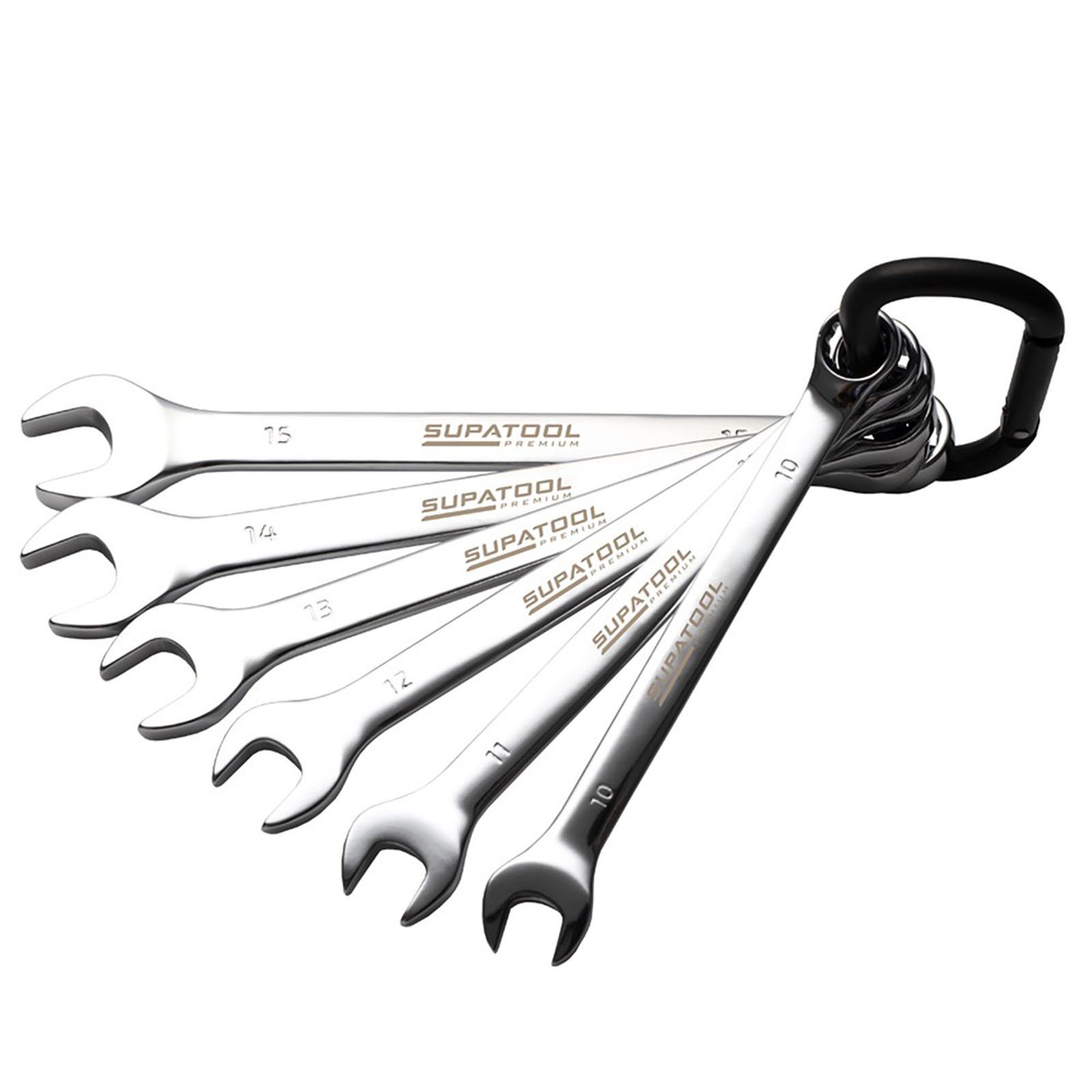 STP STP3010 6PC COMB SPANNER SET METRIC - Image 4