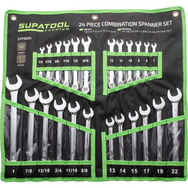 STP STP3024 24PC COMB SPAN SET-MET/IMP