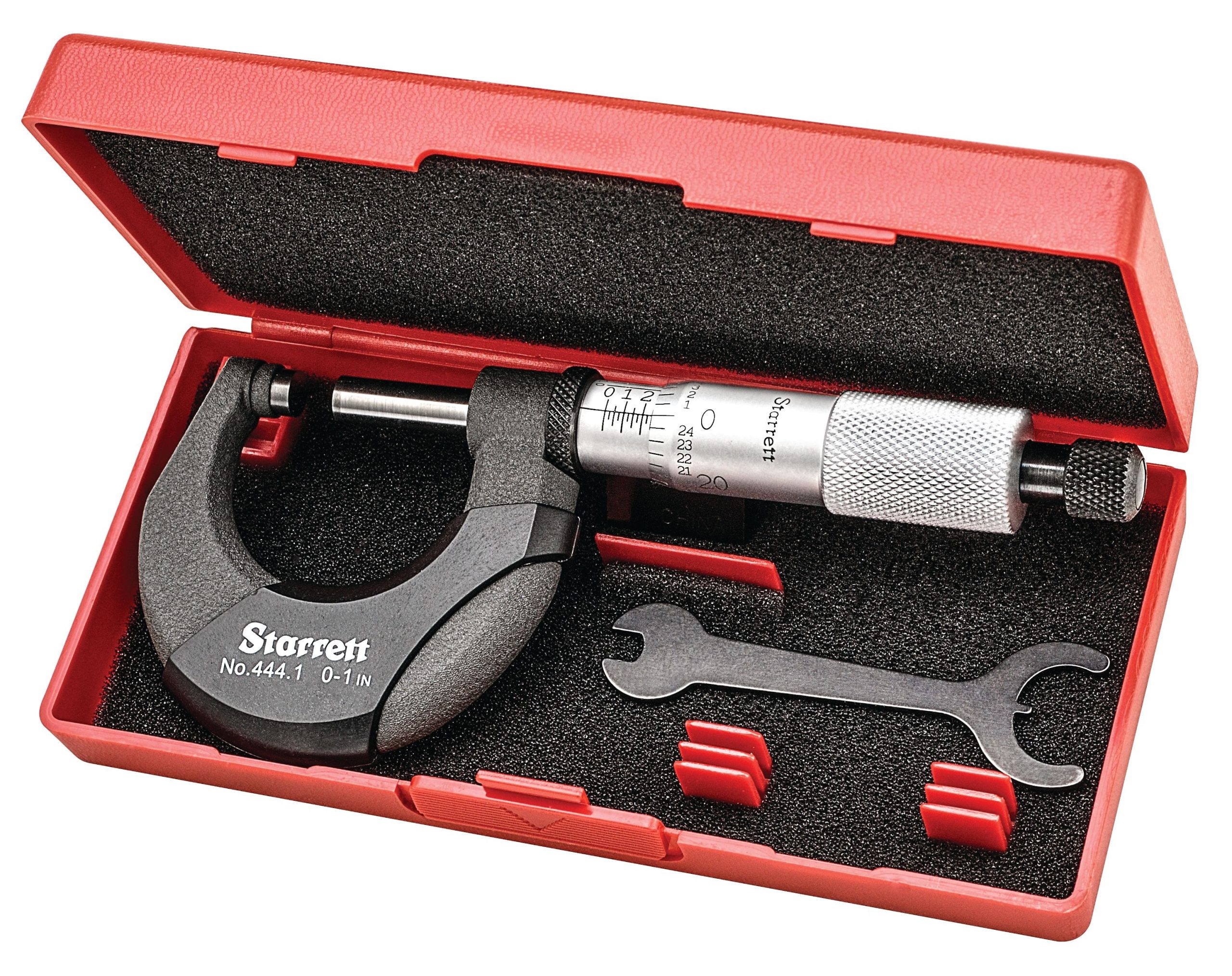 Starrett OUTSIDE MICROMETER, 0-1 T444.1XRL-1 Outside Micrometer - Image 2