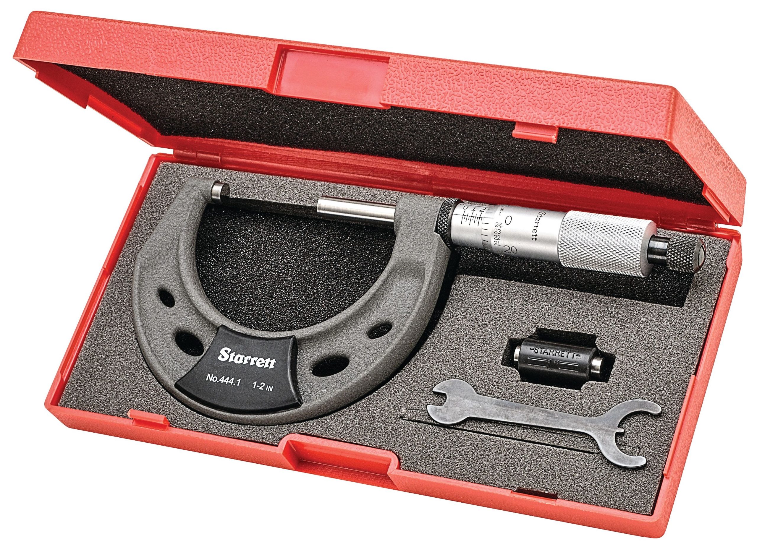 Starrett OUTSIDE MICROMETER, 1-2 T444.1XRL-2 Outside Micrometer - Image 2
