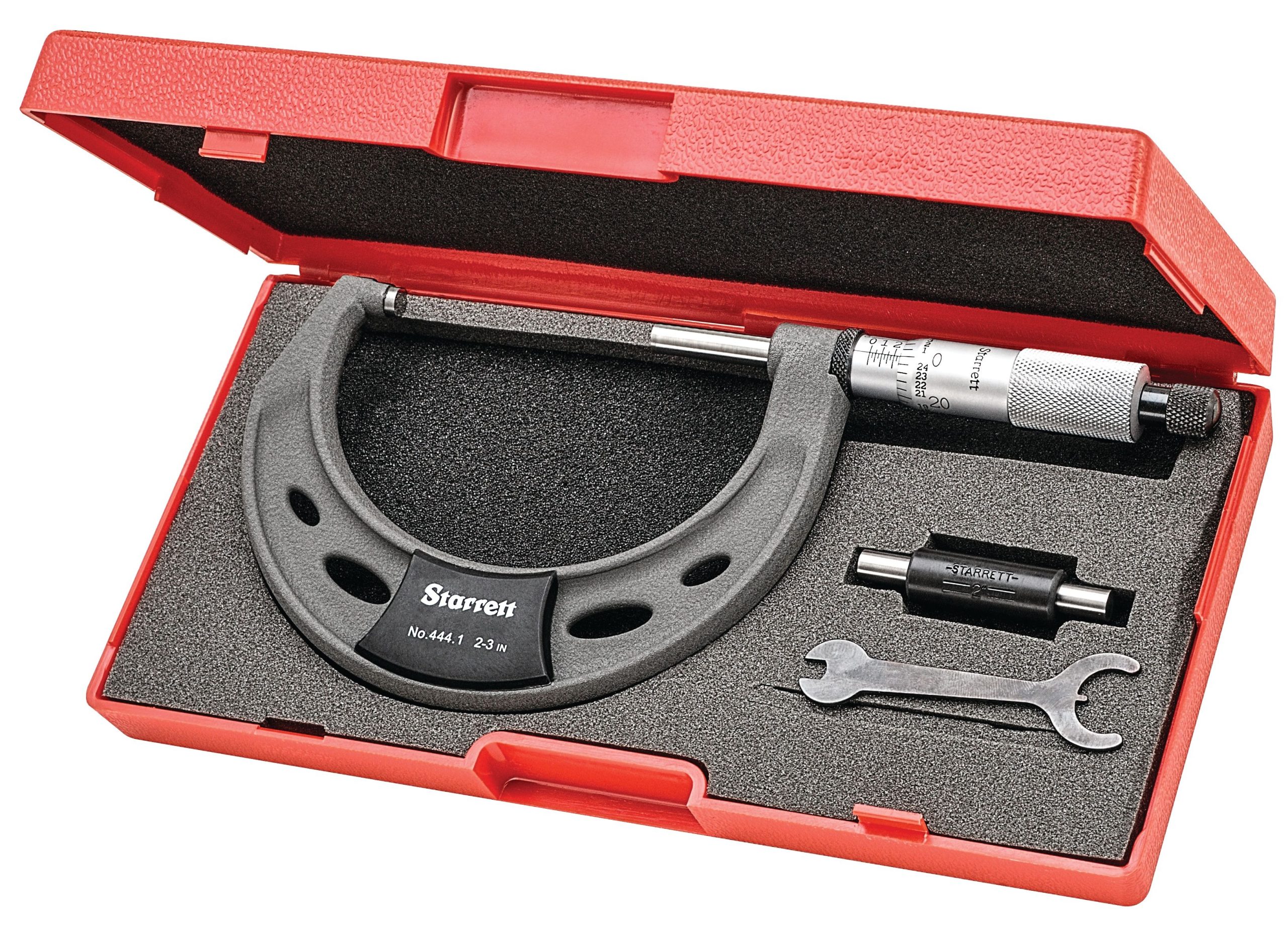 Starrett OUTSIDE MICROMETER, 2-3 T444.1XRL-3 Outside Micrometer - Image 2