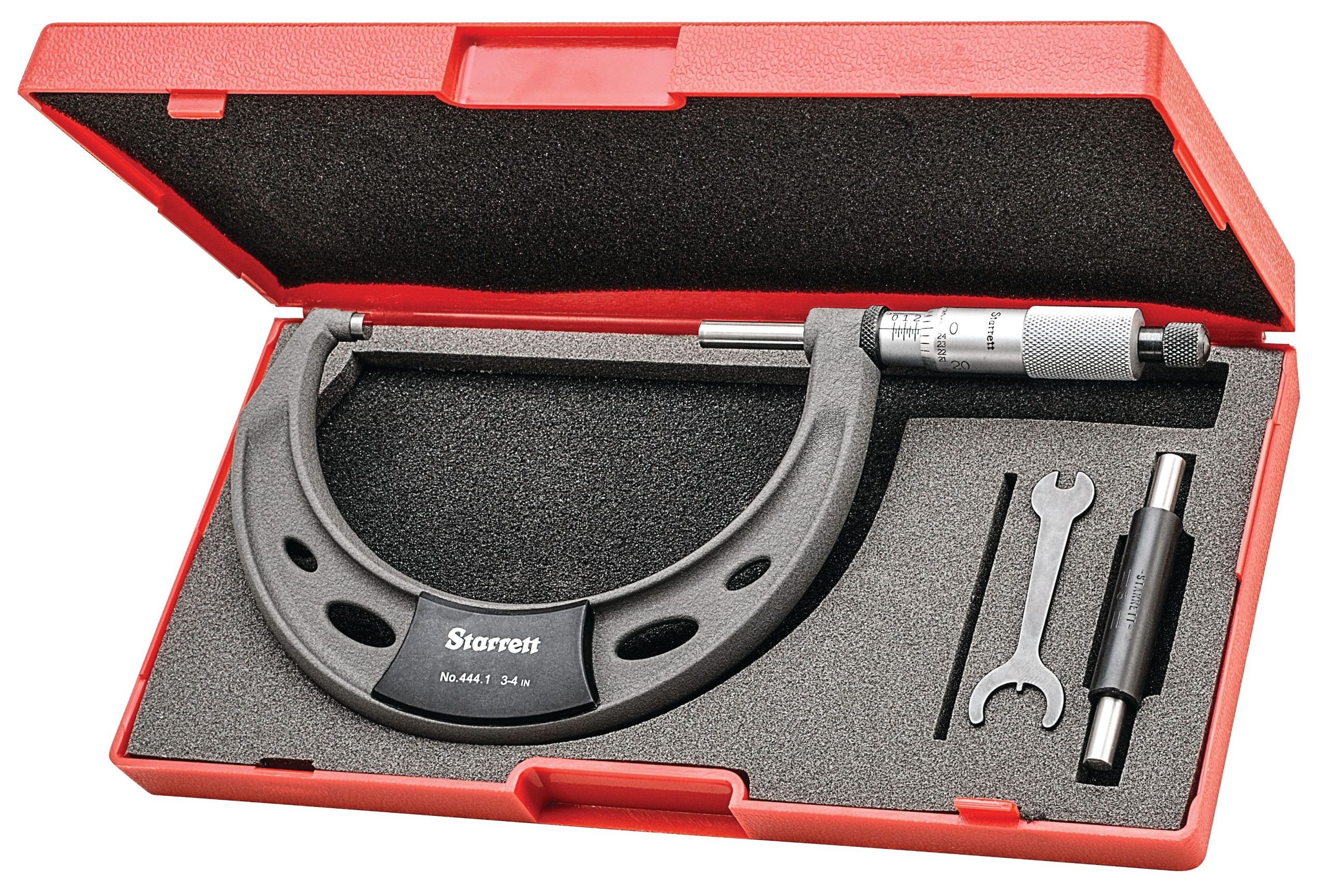 Starrett OUTSIDE MICROMETER, 3-4 T444.1XRL-4 Outside Micrometer - Image 2