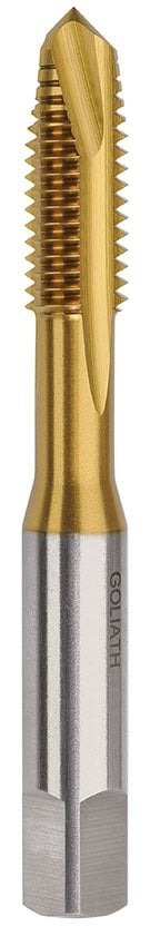 Goliath Threading Tools 6 x 1mm Spiral Point TIN HSS-Co5 Tap - Goliath