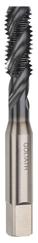 Goliath Threading Tools 8 x 1.25mm Spiral Flute TiAlN HSS-Co5 Tap - Goliath