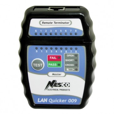NESCO - LAN CABLE TESTER RJ45 UTP, STP