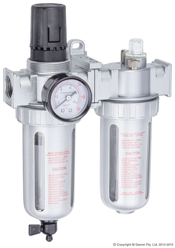 Control Unit 1/2" Filter Regulator & Lubricator