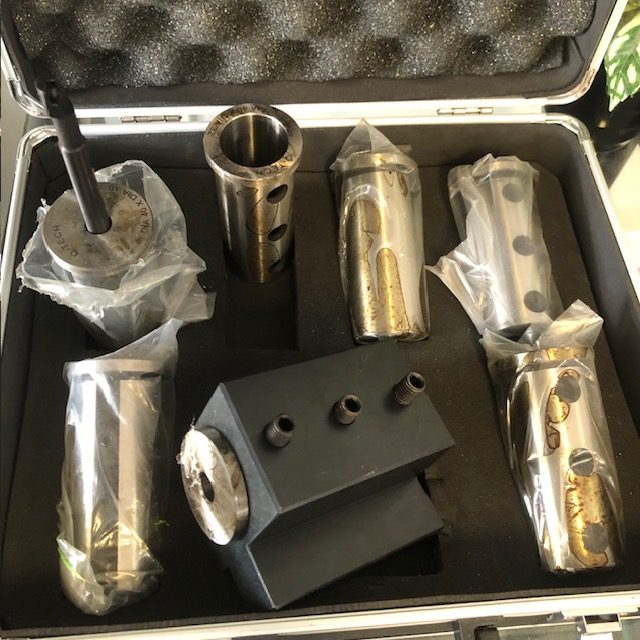 25mm BORING BAR ADAPTER KIT 40mm BORE - QUICK CHANGE CENTRE HEIGHT Includes sleeves; 8mm, 10mm,12mm, 16mm, 20mm,25mm & 32mm - Image 2