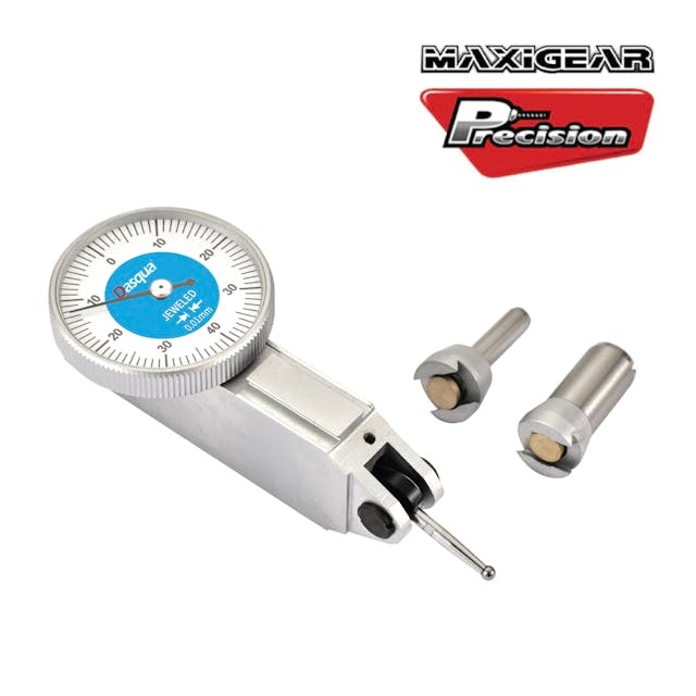 MAXIGEAR DIAL TEST INDICATOR METRIC 0 - 0.8mm RANGE 0.01mm GRAD 16mm STYLUS