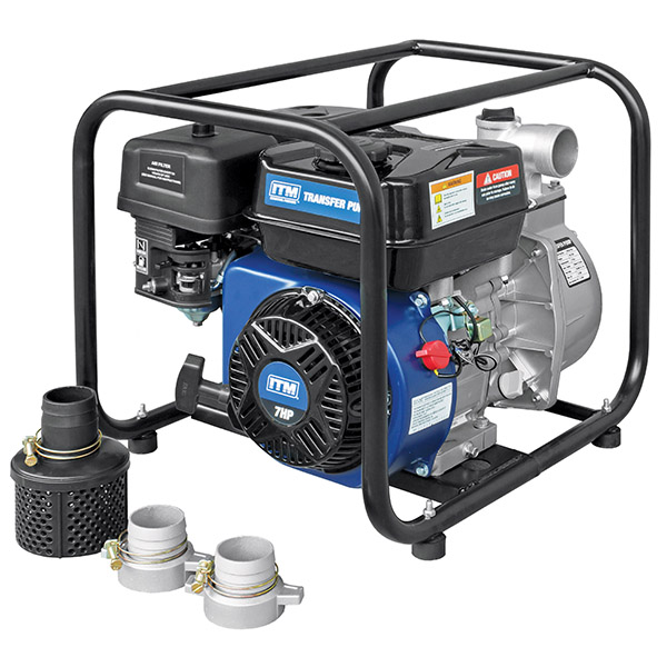 ITM WATER TRANSFER PUMP PETROL 7HP 50MM 28,000 L/H