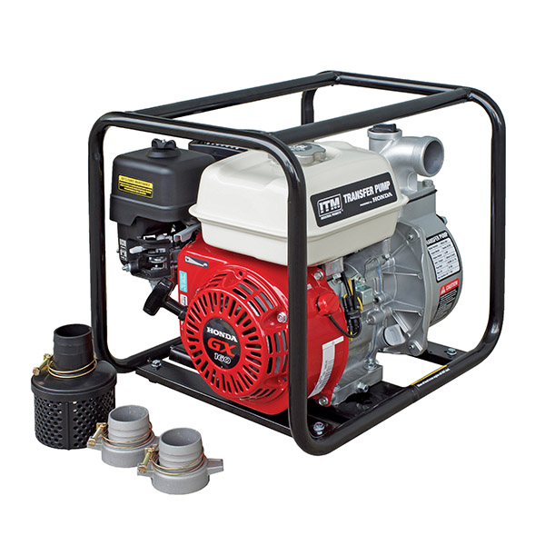 ITM WATER TRANSFER PUMP PETROL 5.5HP GX160 HONDA 50MM 35,000 L/H