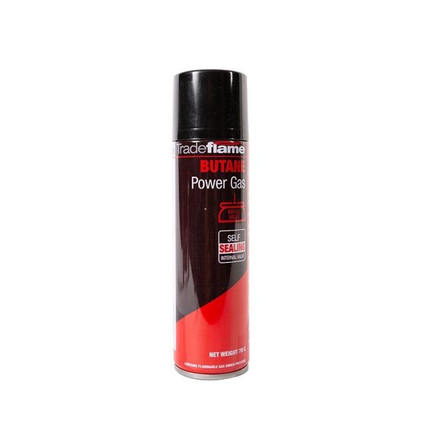 TRADEFLAME - BUTANE CARTRIDGE, 70g REFILL VALVE