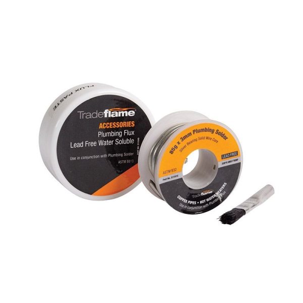 TRADEFLAME - PLUMBING SOLDER & FLUX KIT