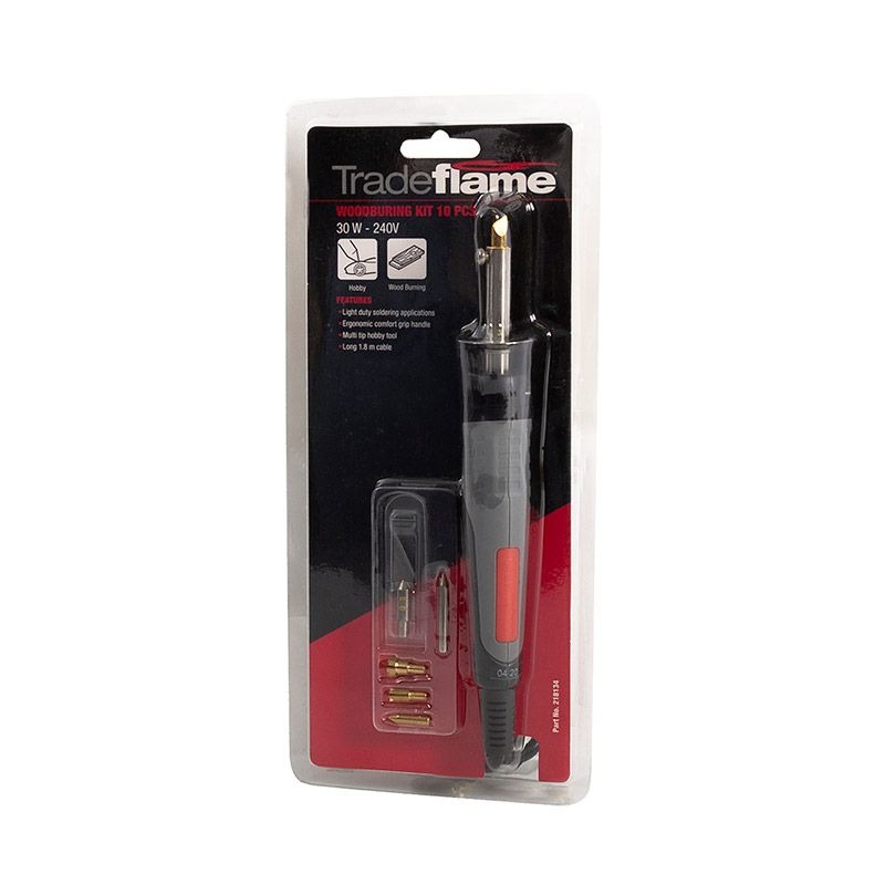 TRADEFLAME - WOODBURNING KIT, 240V, 30W 8 PIECE - Image 2