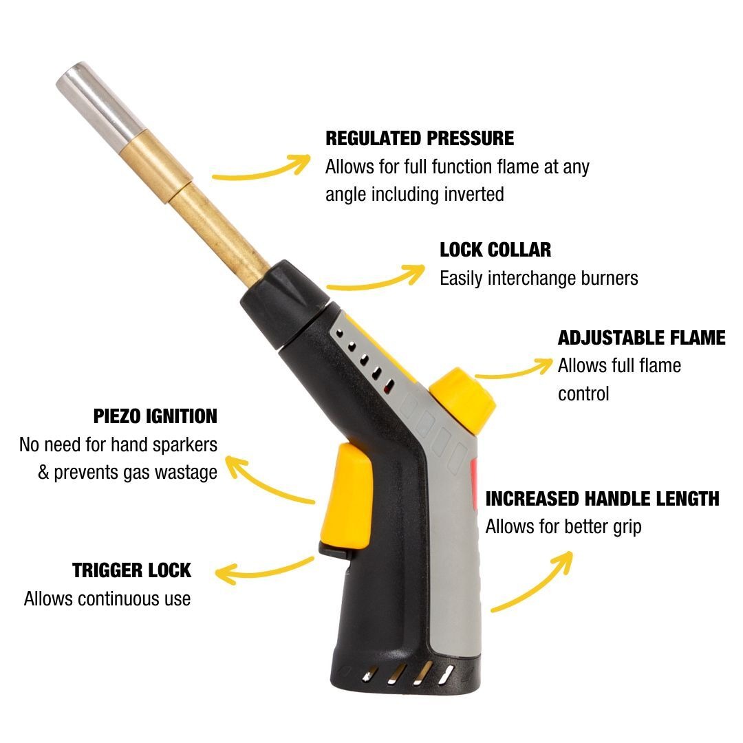 TRADEFLAME - BLOW TORCH KIT, ULTIMA STANDARD 5 PIECE - Image 2