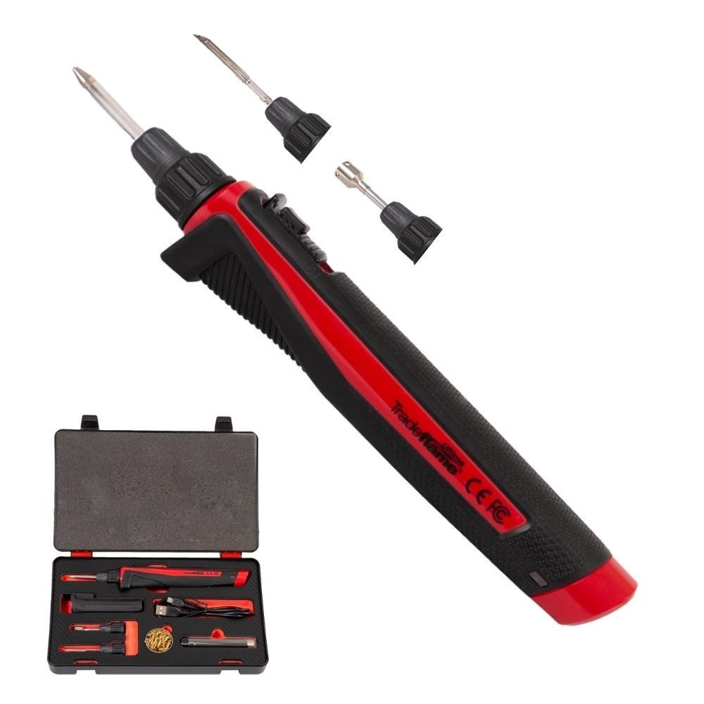 TRADEFLAME - SOLDERING KIT 9 PIECE ULTIMA LITHIUM ION
