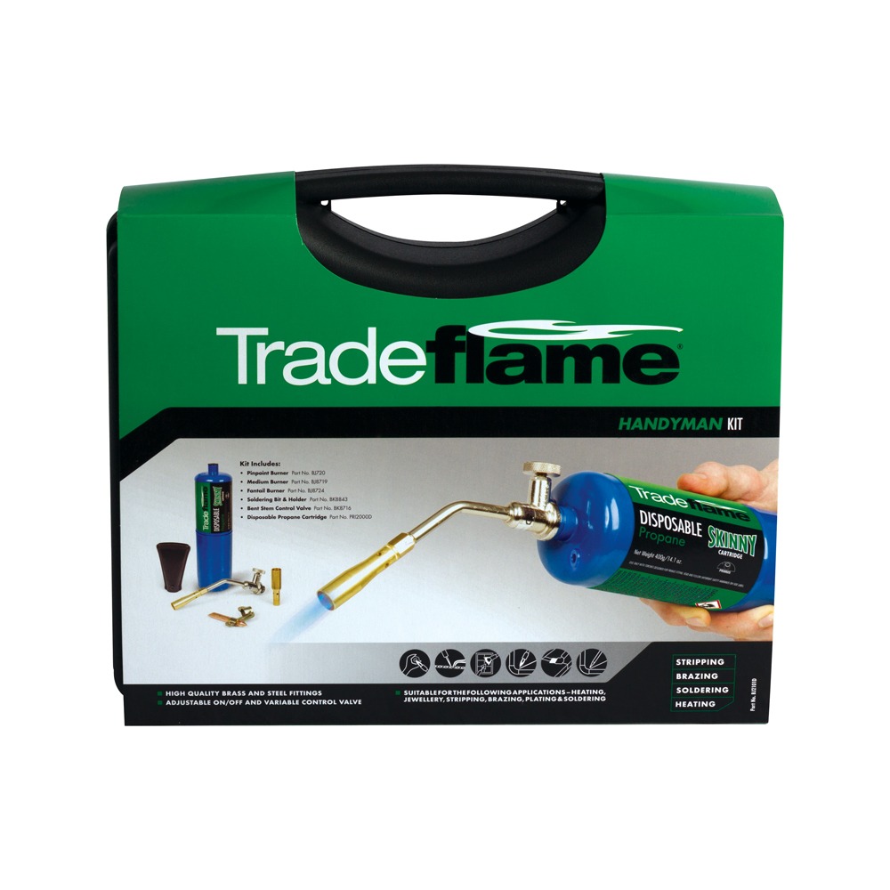 TRADEFLAME - TORCH KIT, HANDYMAN, WITH DISPOSABLE PROPANE - Image 2
