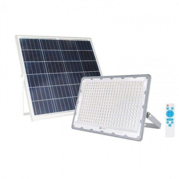 TRADESAVE - LED 35W SOLAR FLOODLIGHT C/W SOLAR PANEL & CABLE 6300lm