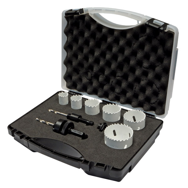 HOLEMAKER UNIKUT BI-METAL HOLESAW SET, LOCKSMITH, 9 PIECE