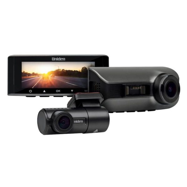 UNIDEN - DASH CAM, 2K, 3.16 WIDE SCREEN FULL HD REAR CAMERA, WIFI