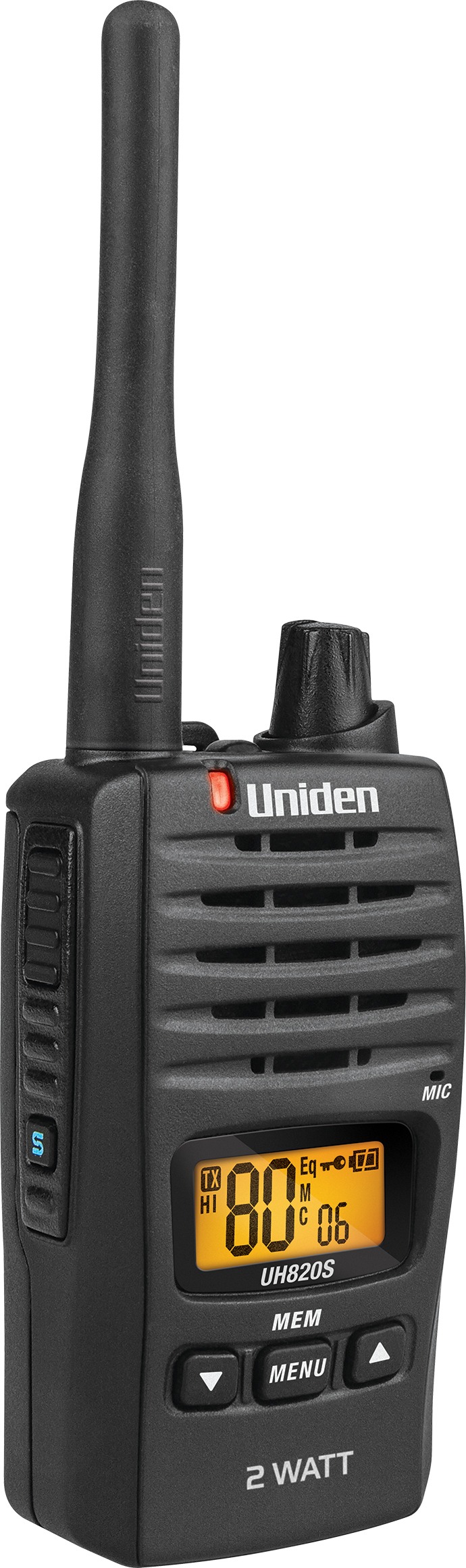 UNIDEN - UHF 2-WAY RADIO 2-WATT, 80CH WITH AC ADAPTOR