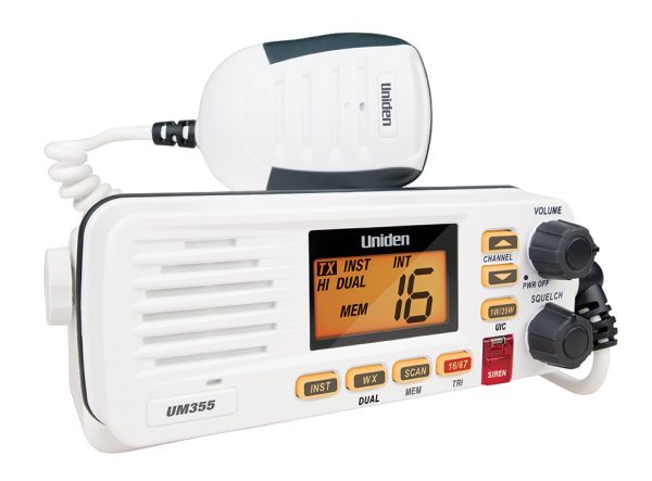 UNIDEN - VHF MARINE RADIO, 1W/25W SPLASHPROOF