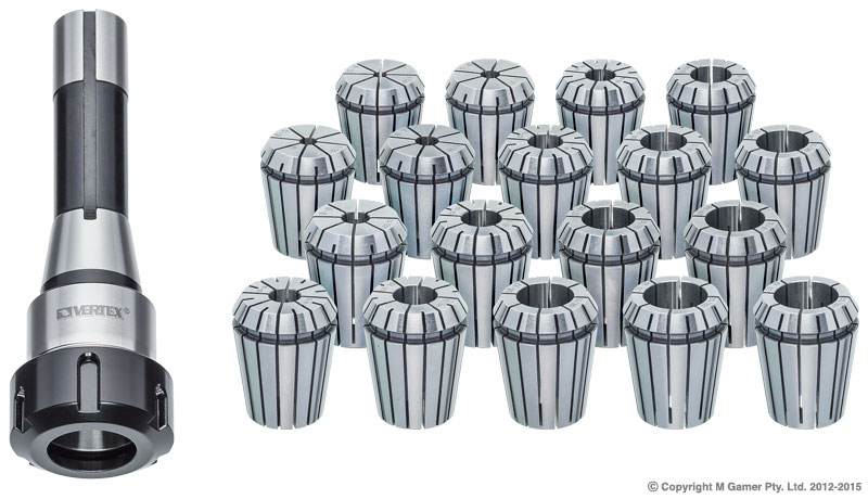 Vertex - ER32 R8 18Pce Set (7/16''X20)