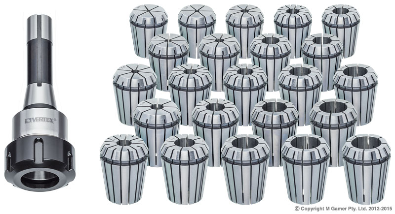 ER40 R8 23Pce Set (7/16''X20)