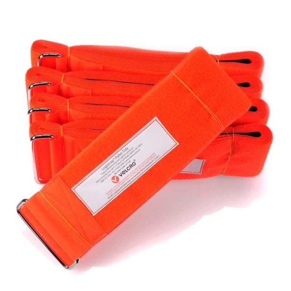VELCRO - VELCRO LOGISTRAP, FLURO ORANGE 100mm x 5m